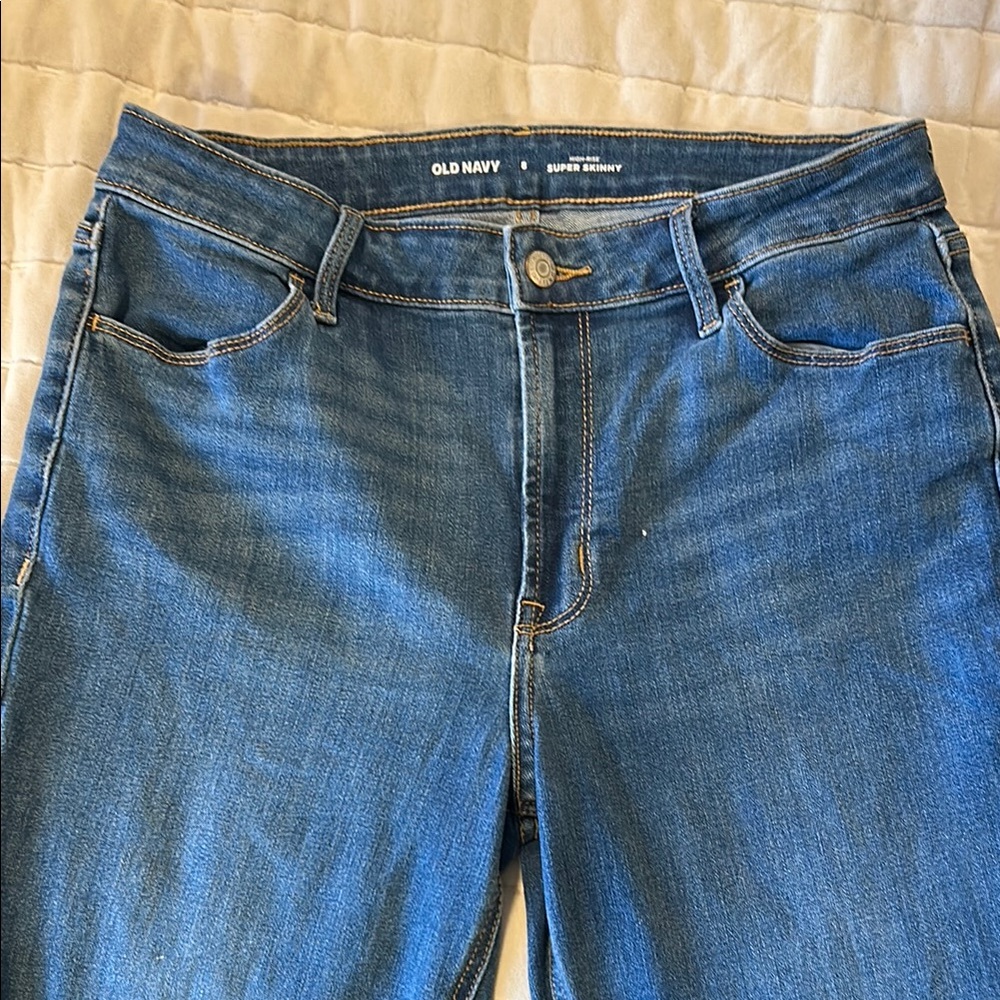 Old Navy Blue Skinny Jeans *Worn a few time